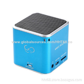 Car-shaped Portable Speaker for iPhone/iPod, Supports T-flash/SD CardNew